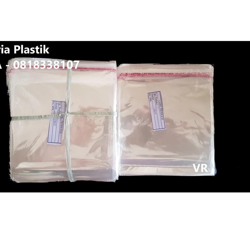 

Garansi Kualitas Plastik OPP Seal uk. 15x15 / Plastik Roti Lem