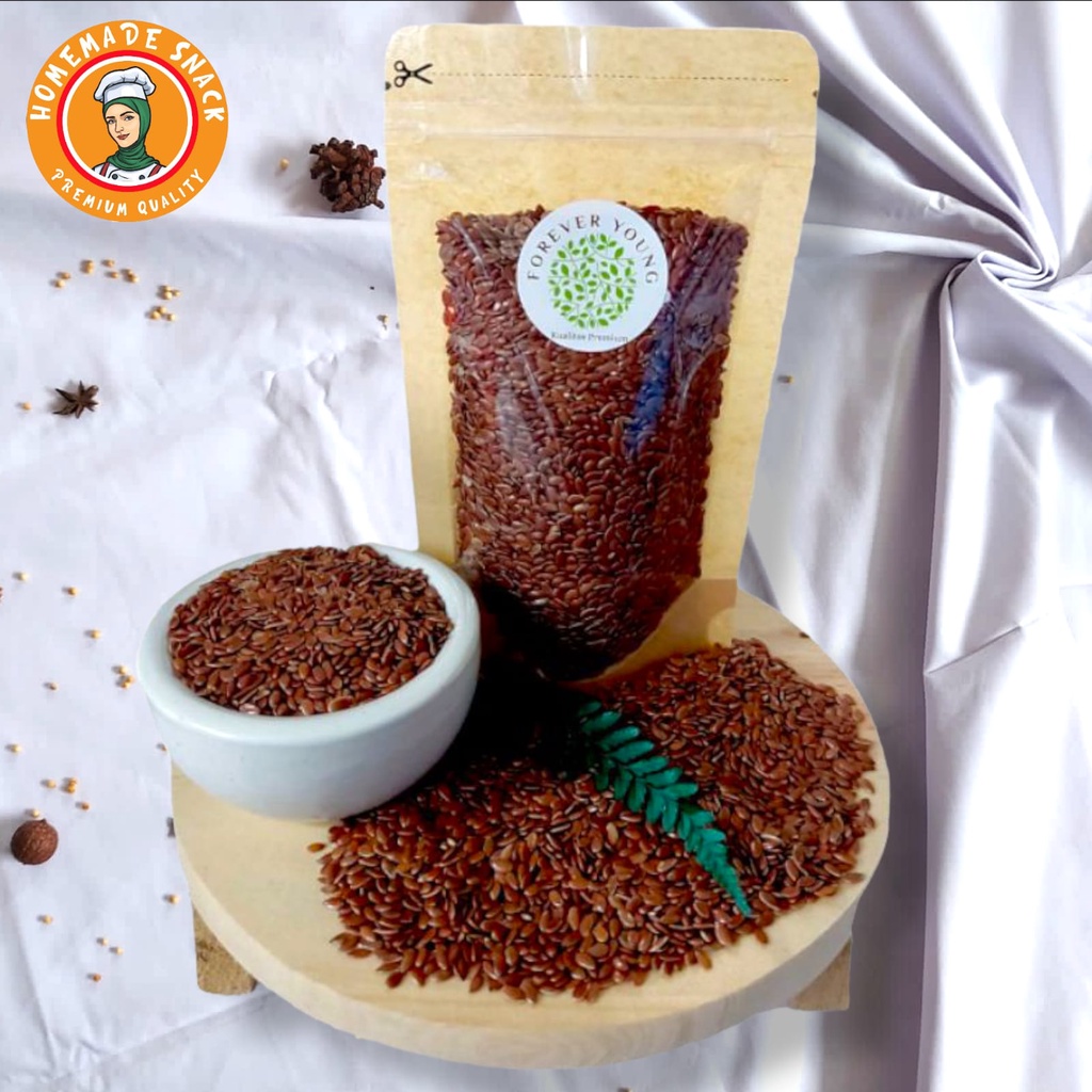 

Homemade Snack - Superfood Brown Flaxseed Organik Biji Rami Coklat Organik Kualitas Premium