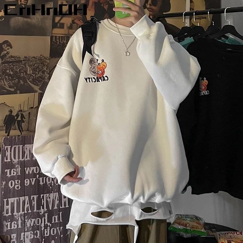 SME Crewneck Sweater Oversize Fit To XL  - SWEATER TEBAL TERLARIS