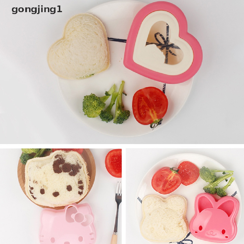 Ggg Teddy Bear Cetakan Sandwich Cetakan Bento Lunch Sandwich Bread Mold Pemotong Roti Sandwich Shapers Maker Untuk Anak ID