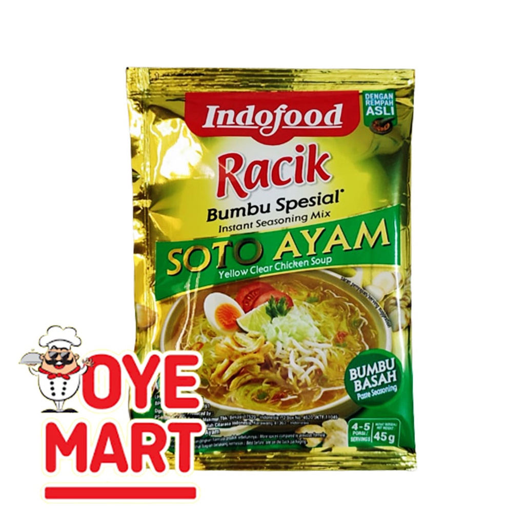 INDOFOOD RACIK BUMBU SPESIAL SOTO AYAM 45GR / BUMBU BASAH