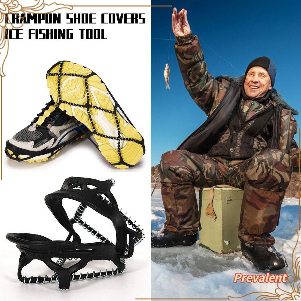 Preva 1Pa Ice snow route Shoe New Ice Grip Walk Winter fishing Crampon Penutup Sepatu Alat Pancing Es