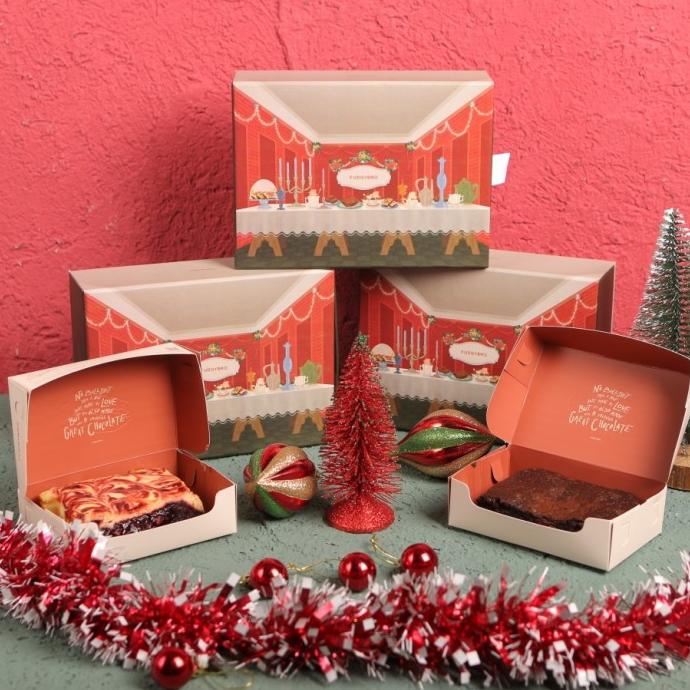 

SAMEDAY ONLY Fudgybro Christmas Hampers Small Box Package