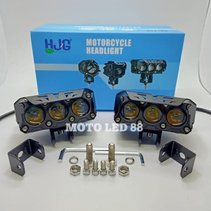 Lampu Tembak Sql 3 Mata Hjg - Foglamp Laser Sql Hjg Hight Low