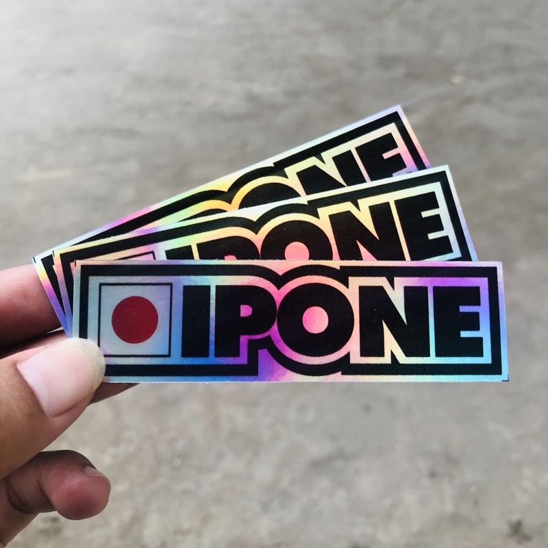 

stiker ipone hologram vynil