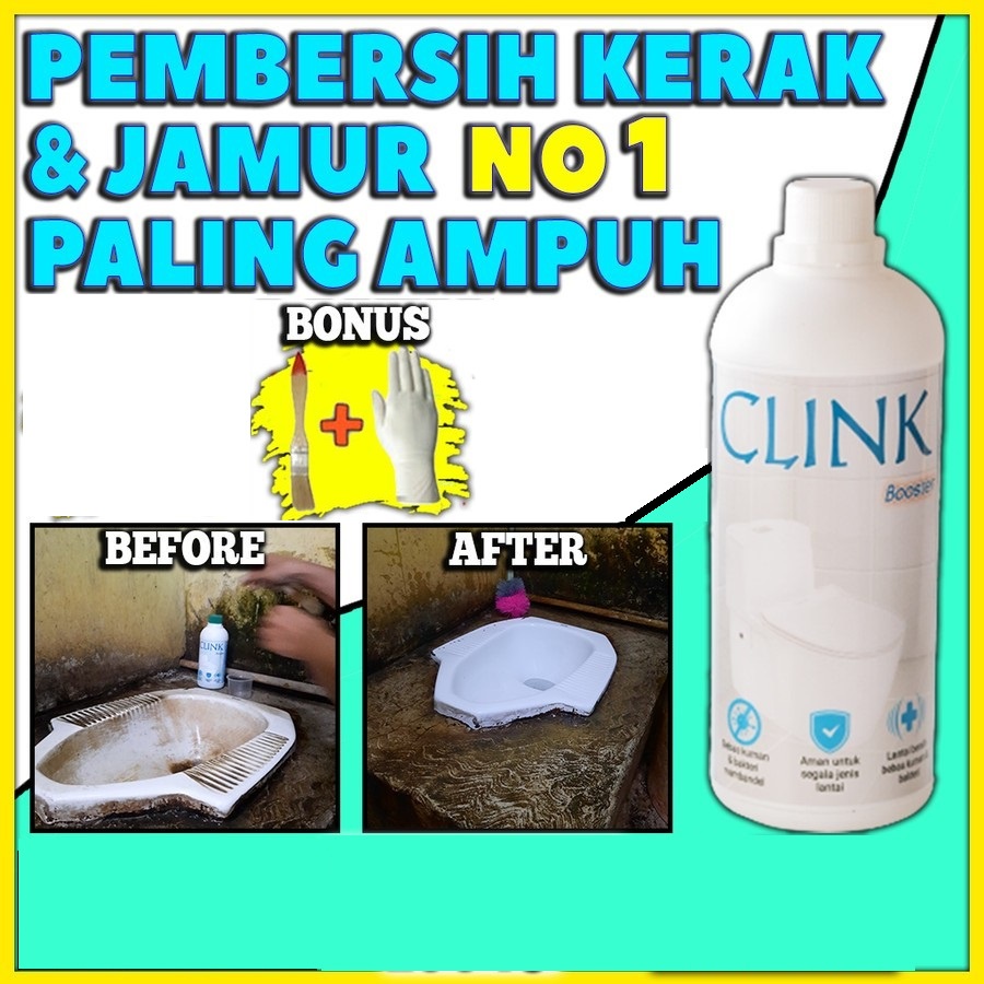 CLINK PEMBERSIH KERAK KERAMIK TOILET KAMAR MANDI - 1000ml