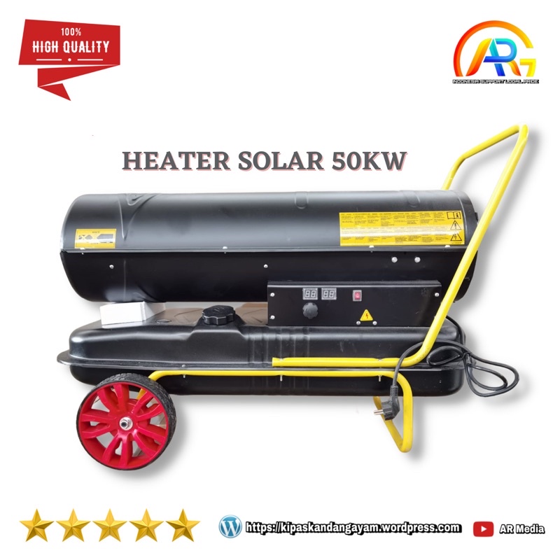 Heater Solar 50KW Otomatis Pemanas DOC Kandang Ayam Close House Diesel Heater Anak Ayam