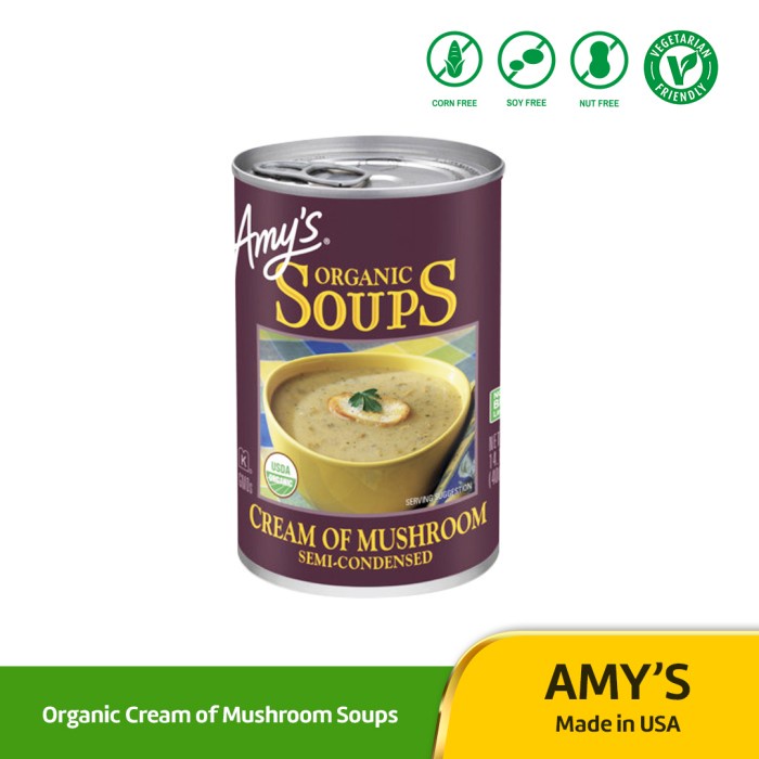 

✿ BISA COD✿ Amy's Kitchen - Organic Cream of Mushroom Soup