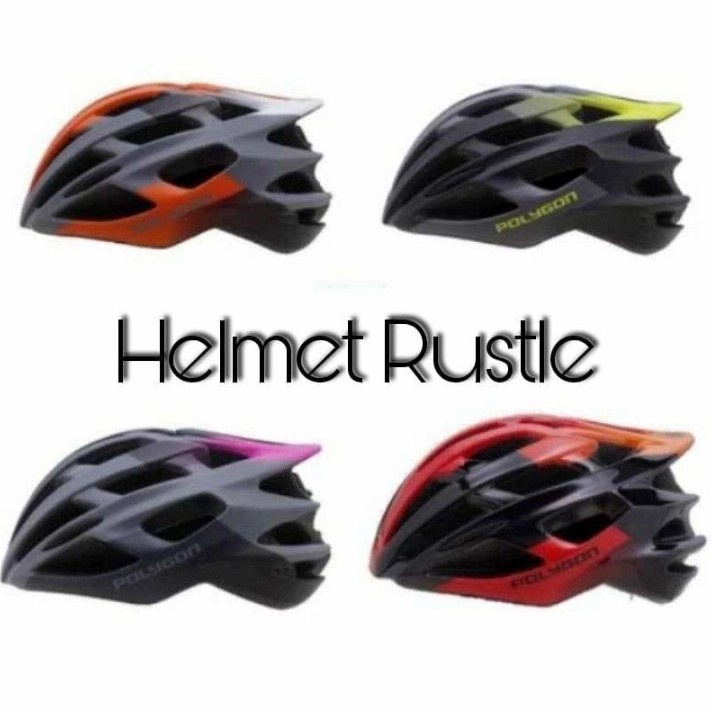 HELM SEPEDA POLYGON RUSTLE