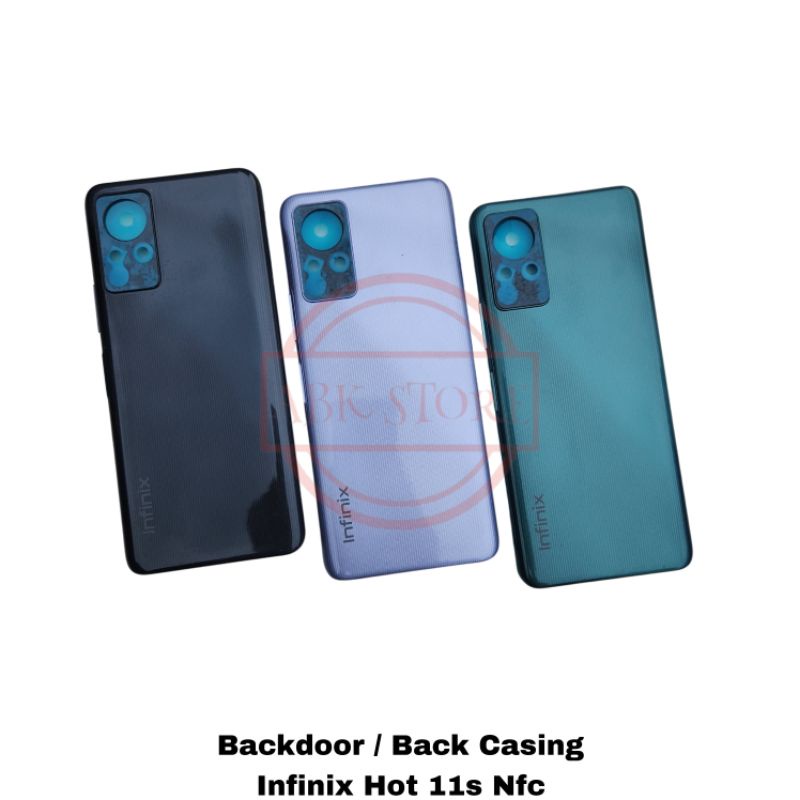 TUTUP BELAKANG BACKDOOR BACKCOVER BACK CASING INFINIX HOT 11S NFC HOUSING
