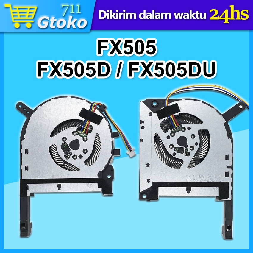 FX505 / FX505D / FX505DU Kipas Pendingin Cpu Gpu Pengganti Untuk Laptop