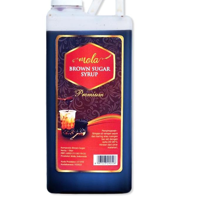 

FREE ONGKIR!Mola Brown Sugar Cair 1 Liter Premium|SQ2