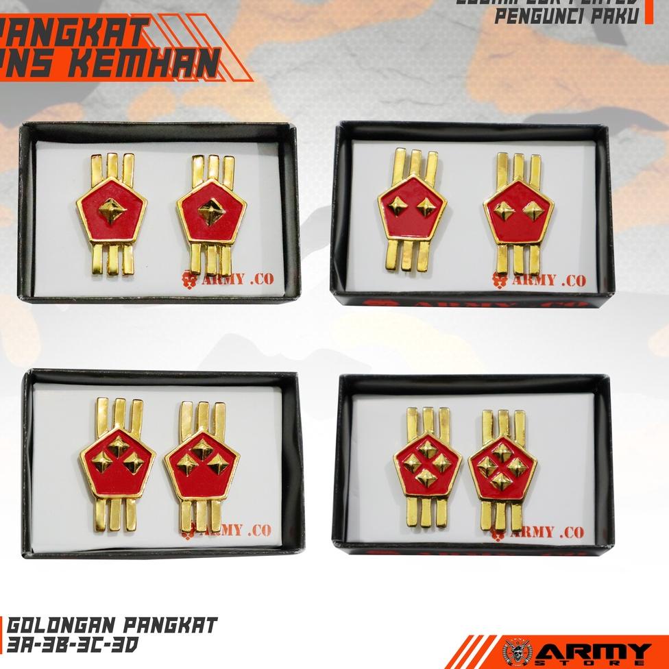 [BJ.18De22ᵞ] PANGKAT PNS KEMHAN GOLONGAN 3A 3B 3C 3D /EMBLEM PIN KEMHAN