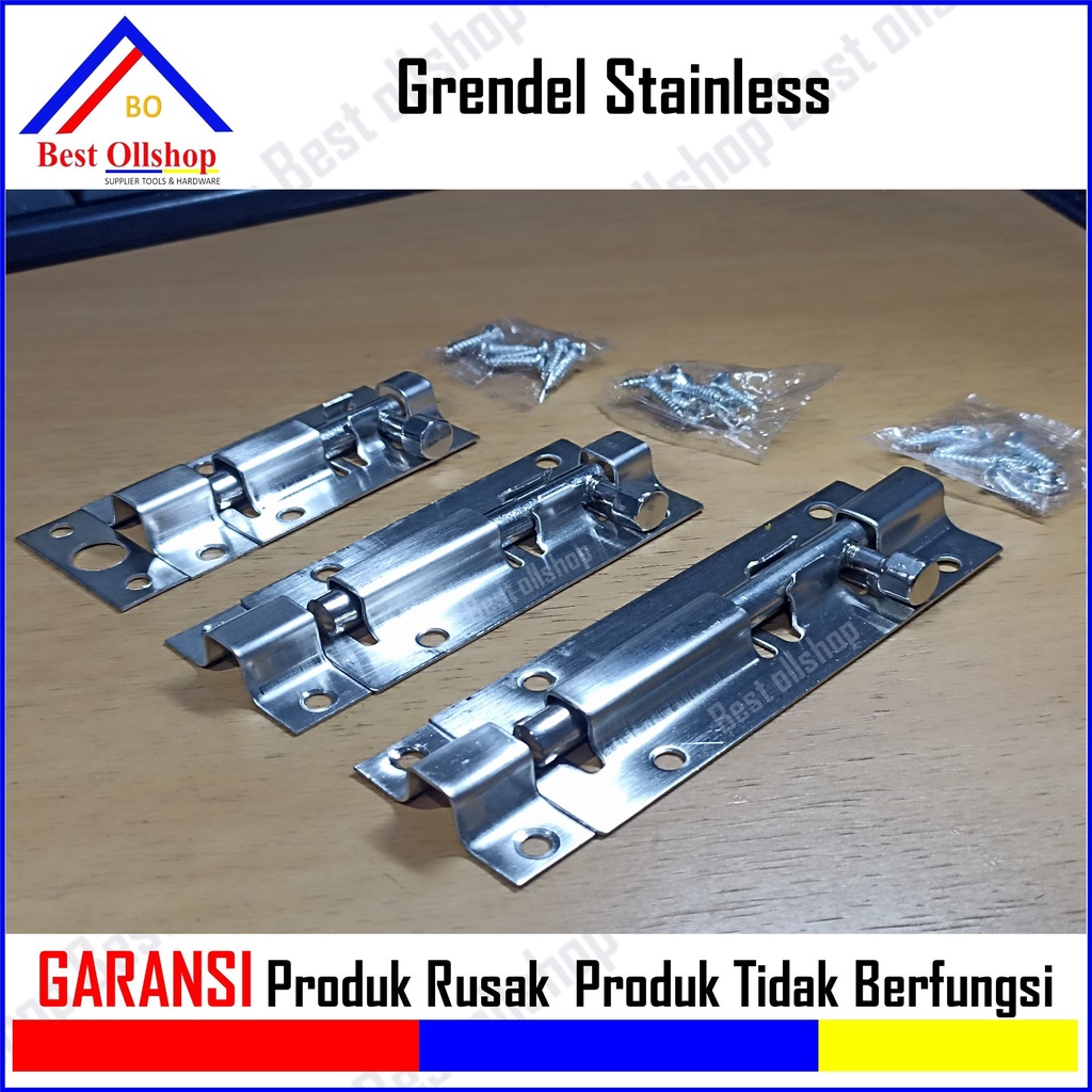 Grendel Pintu Stainless / Slot Pintu / Slot Jendela