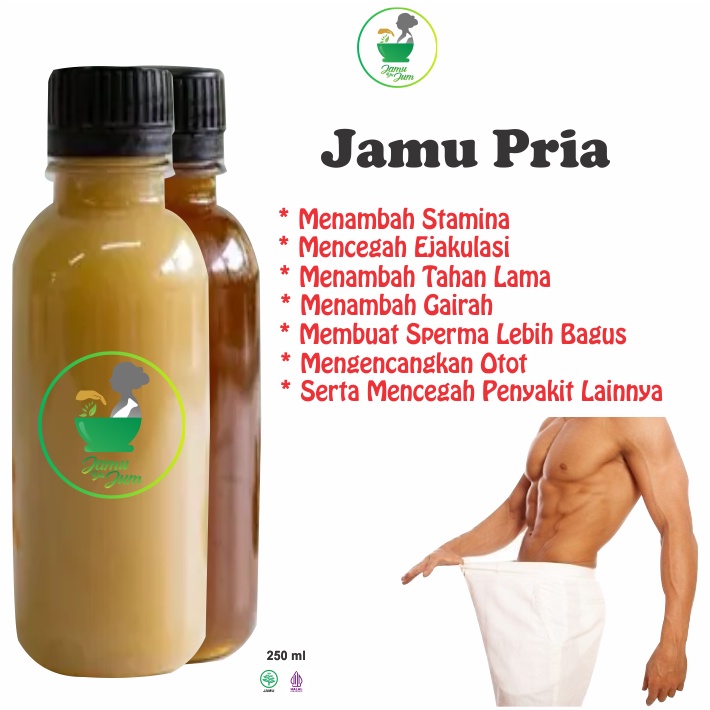JAMU YU JUM - Jamu Kuat Pria Pria Dewasa Tahan Lama Sex Obat Herbal Ramuan Kesehatan Seksual Racikan