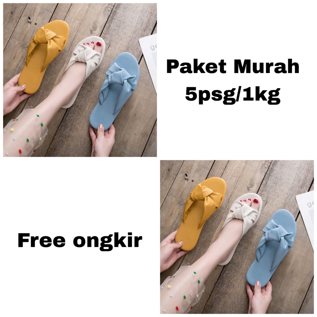 PAKET HEMAT SANDAL WANITA F15 (5 PASANG)