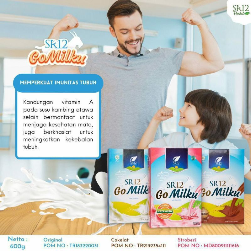 

Susu Gomilku 200 gram / Susu SR12 /Susu Kambing susu best seller