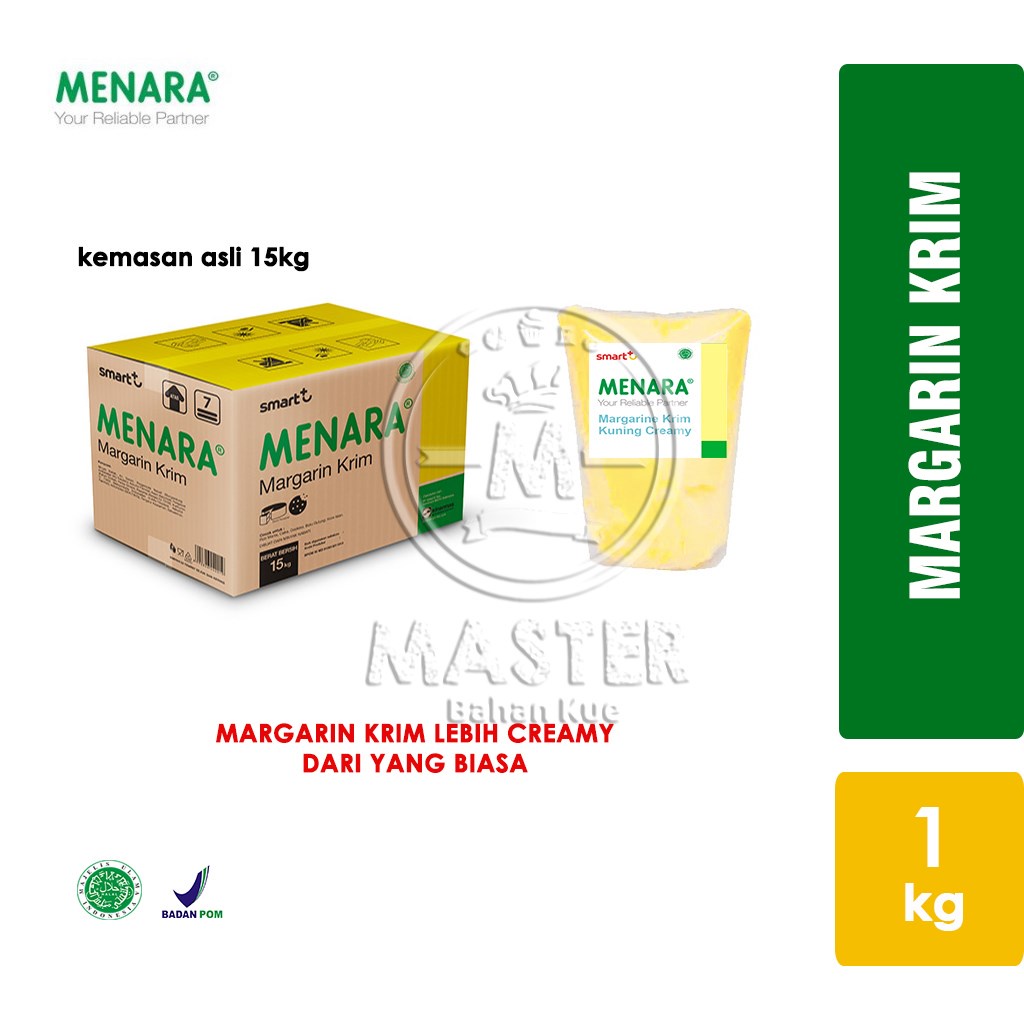 

Margarin Krim MENARA Kuning Creamy Margarine [1 kg]