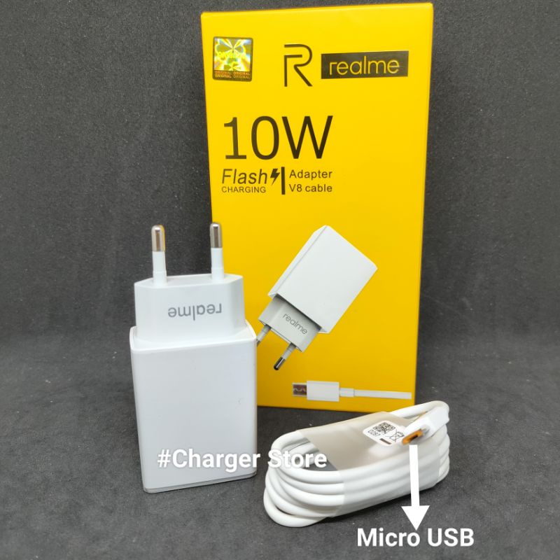 Charger Realme 10W ORIGINAL 2A Fast Charging Micro USB