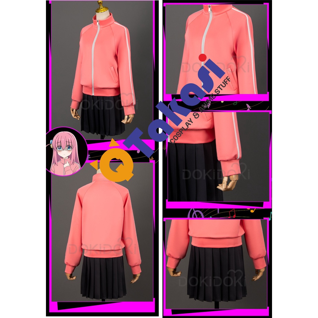 Bocchi the Rock! Hitori Gotou Ijichi Nijika Yamada Ryo Kita Ikuyo Cosplay Costume