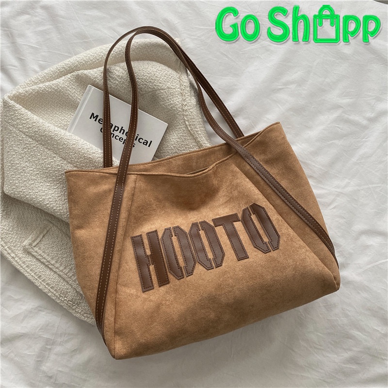 Tas Bahu Tote Bag Corduroy Aesthetic Wanita Import Fashion Korea Terbaru - Shoulder Bag Wanita Kekinian TE12