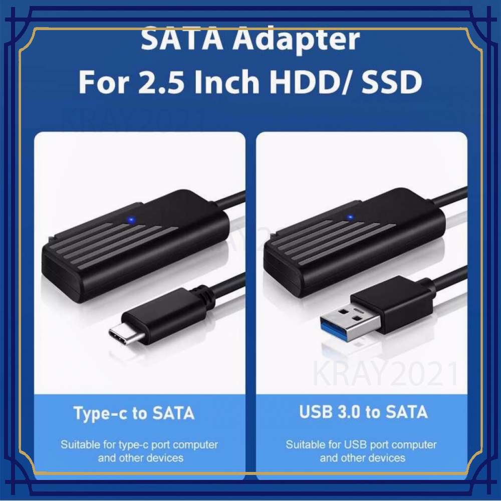 Kabel Adaptor Hardisk USB Type C to SATA 2.5 Inch Support 5G -AP340