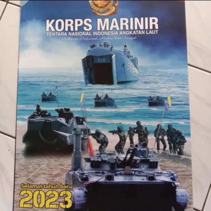 

Kalender Dinding Korps Marinir tahun 2023 terbaru