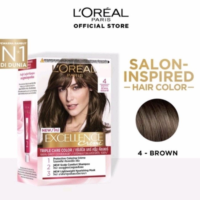 LOREAL PARIS EXCELLENT HAIR COLOUR CAT RAMBUT