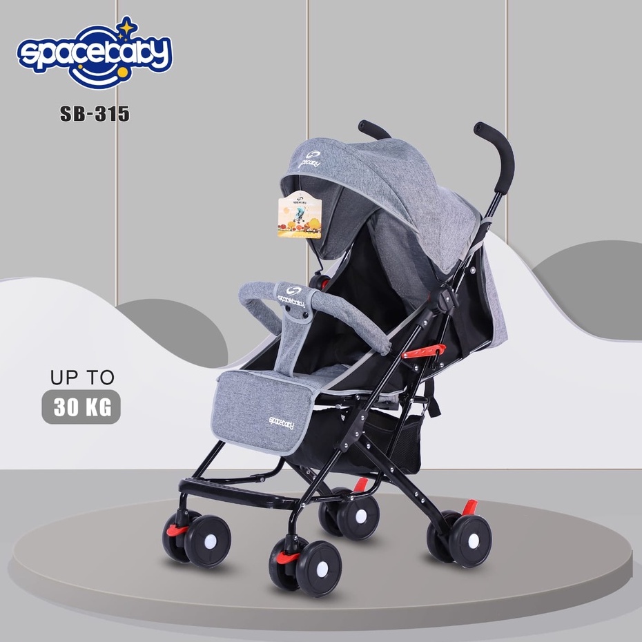 Baby stroller spacebaby SB 315 316 cabin size bisa dilipat alat bantu bawa anak bayi balita space baby kereta dorong anak bayi balita SB315 SB316