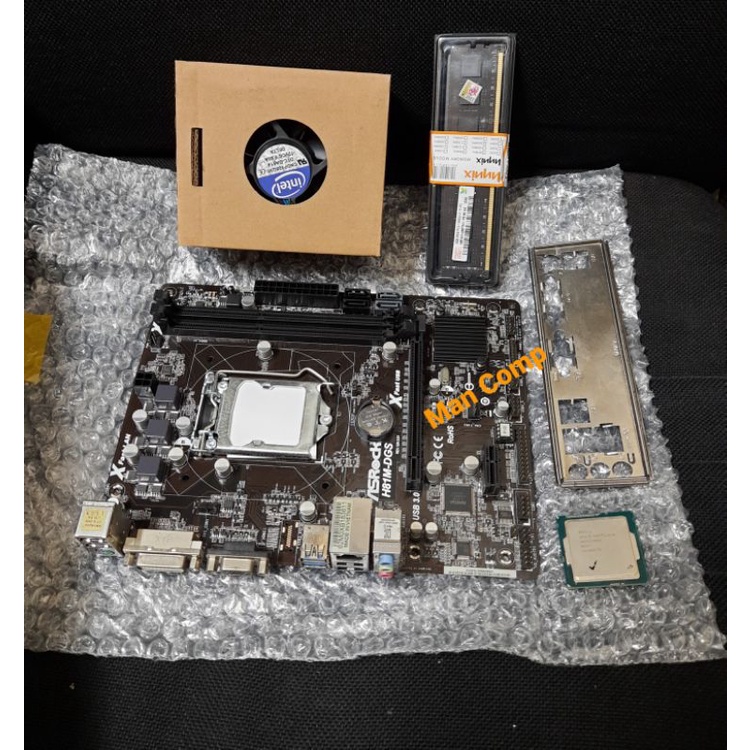 Paket Mainboard H81 Paket i5 4570/4590 + Fan + Ram Ddr3