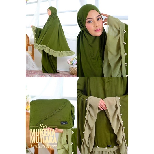 Mukena Mutiara Mukena Rayon Mukena Mewah Dewasa By Dolce Original
