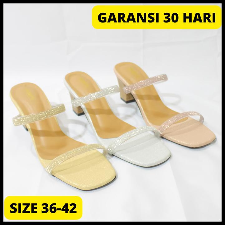 Sepatu Wanita Pesta Heels Big Size Premium Branded Cantik Terbaru 41