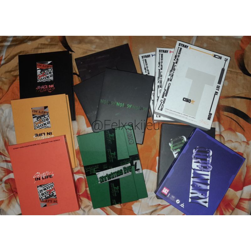 Album Only Stray Kids, mixtape, in life, go live, oddinary, noeasy, christmas evel