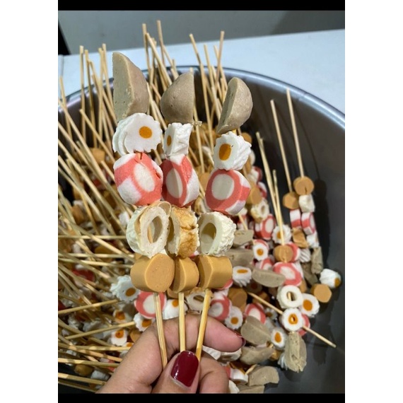 SATE SEAFOOD TUSUK MIX isi 10tusuk/paket