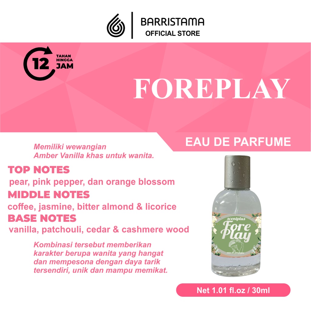 Paket Hemat 2 pcs - Parfume Foreplay Eau De Parfume - 30ml