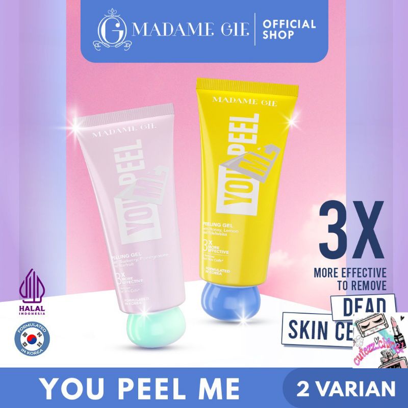 ☃️Cutezz_Ching1☃️Madame Gie Madame You Peel Me - Peeling Gel 100g