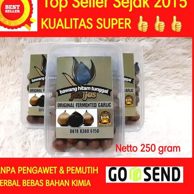 

Ready Stok Bawang Hitam Tunggal / Black Garlic Tunggal 250 Gram
