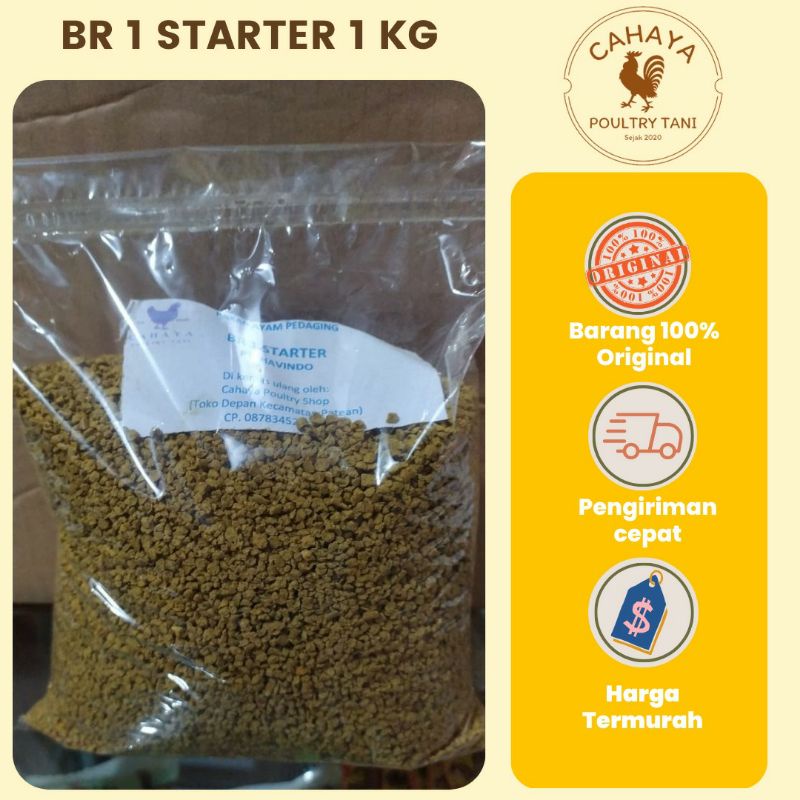 Pakan Ayam Pedaging BR 1 1 Kg