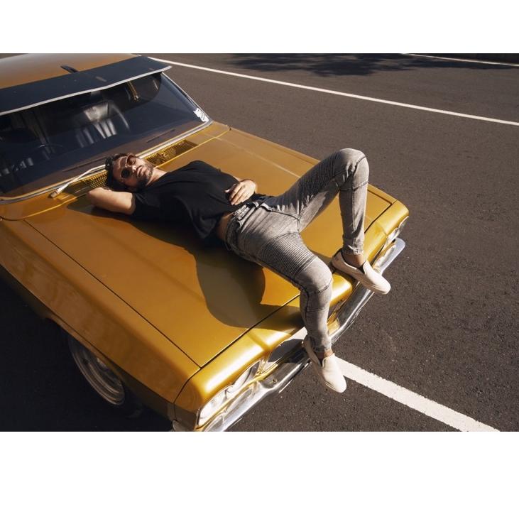 Murah LOD.DENIM - Celana Jeans Panjang Biker Denim HARBOR GREY