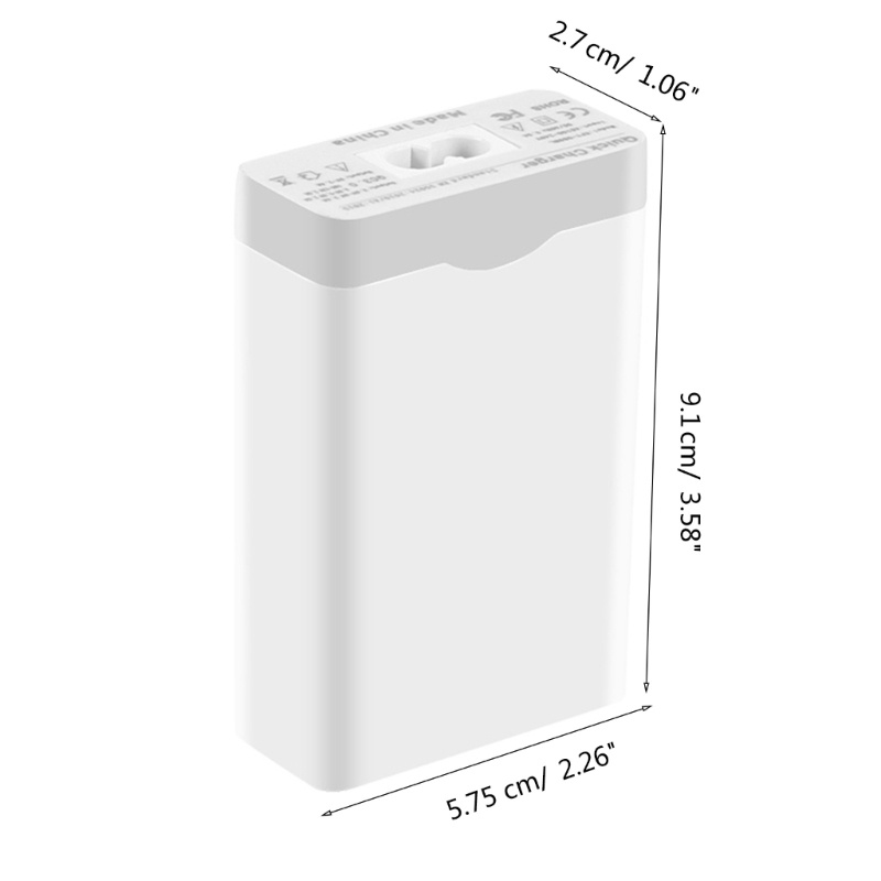 Zzz QC3.0 USB Charger Klip 3port USB Fast Charger Fast Charging Block Untuk Android Hp Tablet Motor