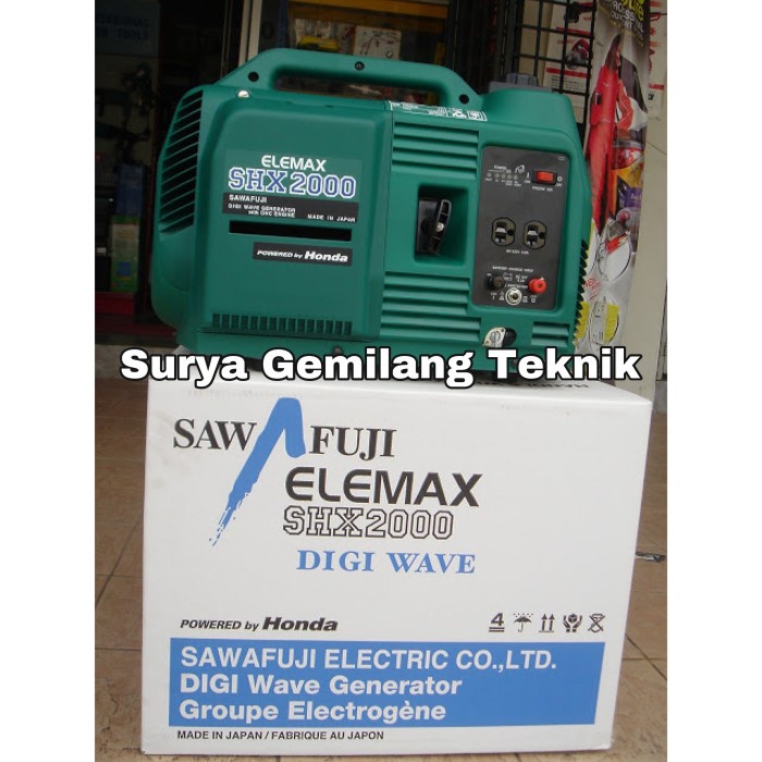 Genset / Generator Set Portable Elemax Shx 2000 (1900 Watt) Honda