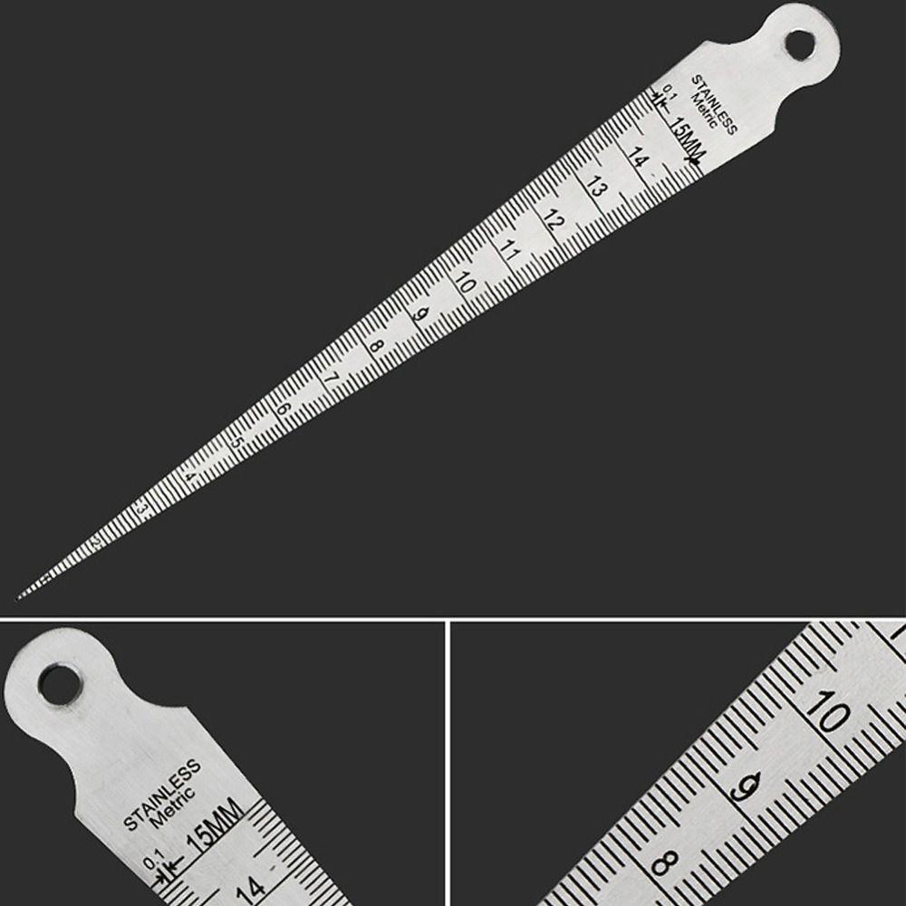 Lanfy Taper Welding Gauge Welding Feeler Gauge Alat Ukur Presisi Tinggi