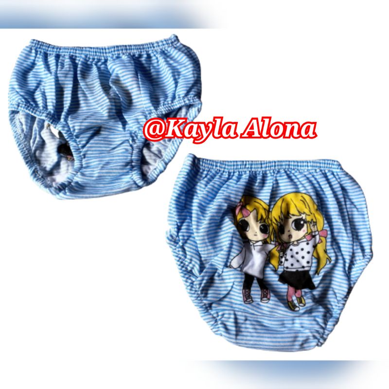 Celana Dalam Anak Balita , Motif Salur Sablon
