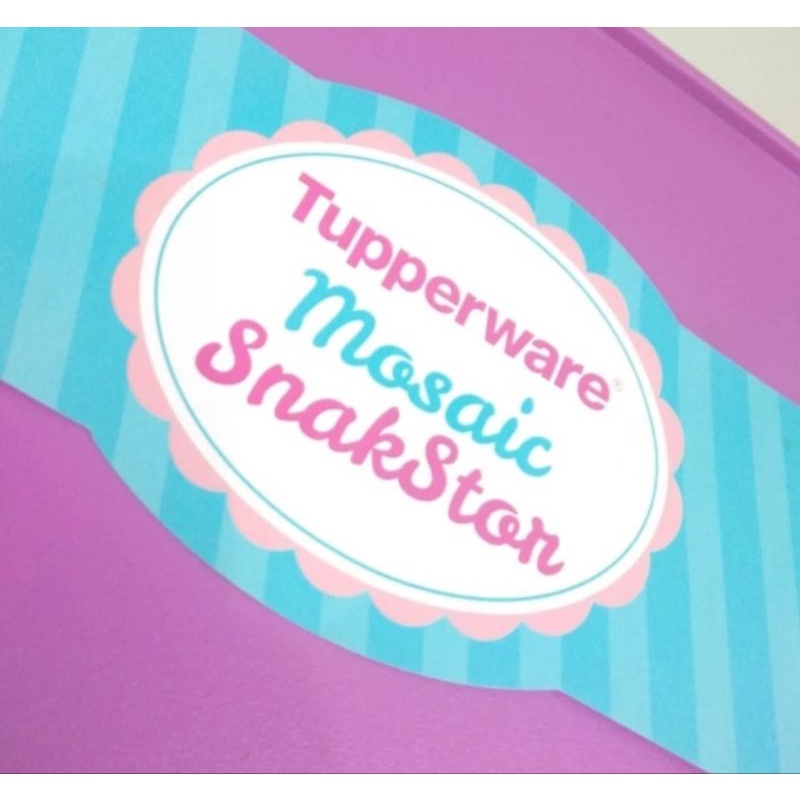 Tupperware Mosaic Snack Stor Ungu