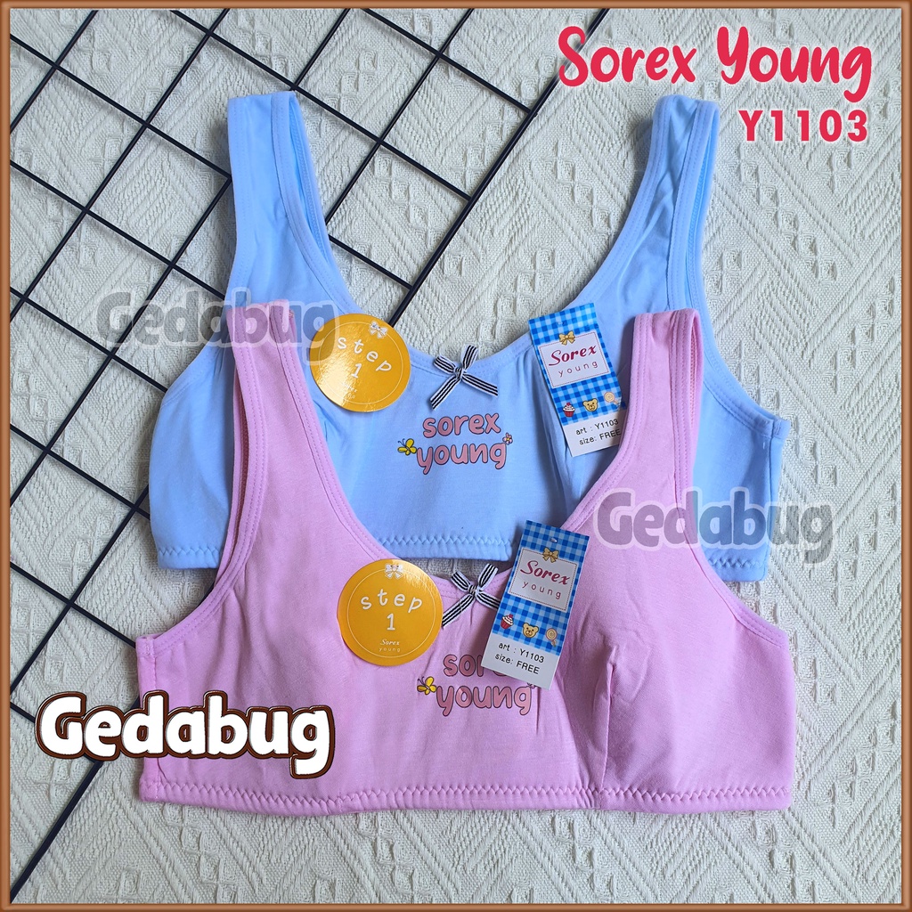 Sorex Young Y1103 / Y 1103 |  Miniset Anak Remaja Step 1 Freesize Tanpa Kawat Pita Mungil | Gedabug