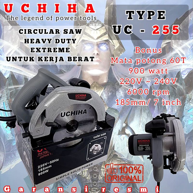 Mesin Circular saw hyuga 650watt full bonus keluaran terbaru 2020