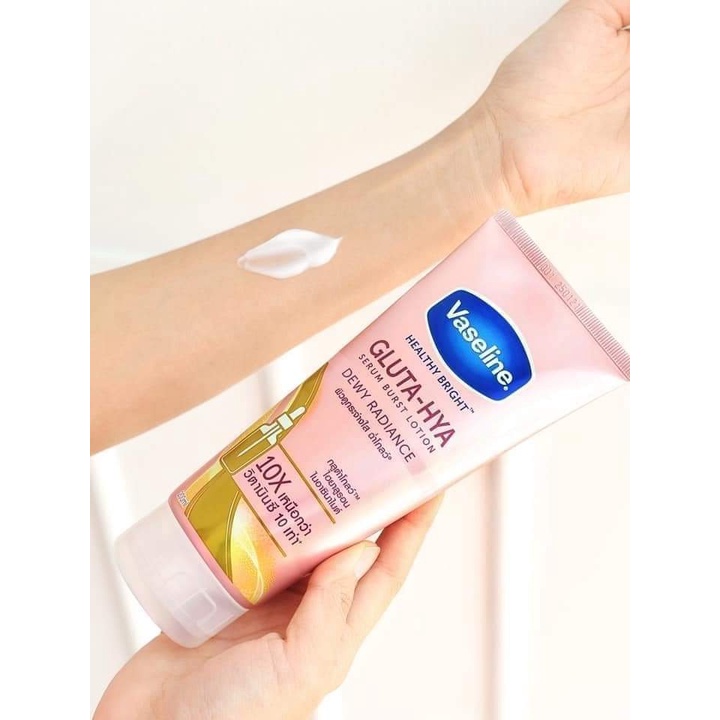 ✿ELYSABETHME✿ Vaseline gluta-hya pencerah kulit body serum brightening pemutih putih cepat instan thailand