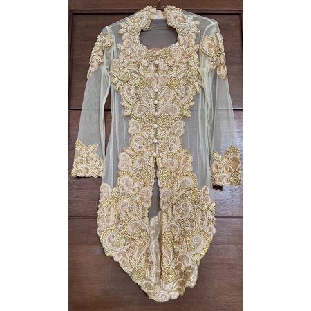 Kebaya Full Payet Brokat Tunik Wisuda / Lamaran / Tunangan / Akad Pengantin