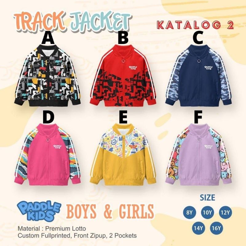 [READY STOCK] TRACK JACKET LOTTO PADDLE KIDS