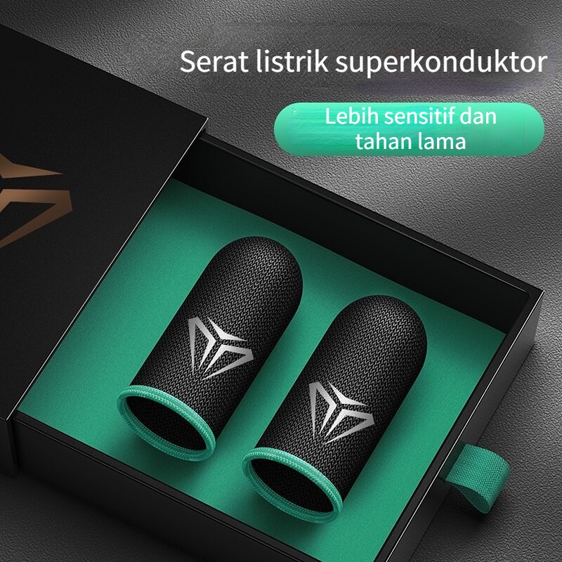 Jari Lengan Set untuk game mobile game Controller jempol Lengan anti keringat bernapas layar sentuh sensitif Joystick